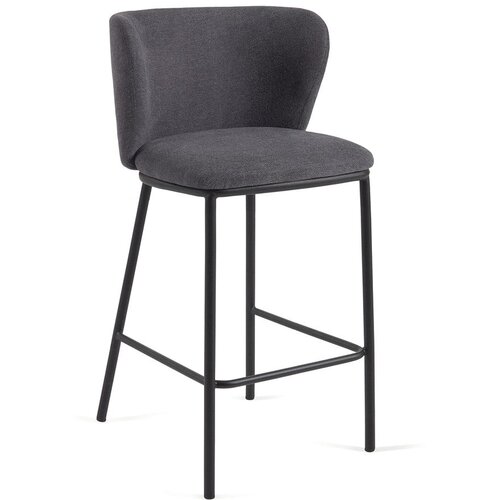 Kave Home Tamno siva barska stolica (visine sjedala 65 cm) Ciselia – Cijene