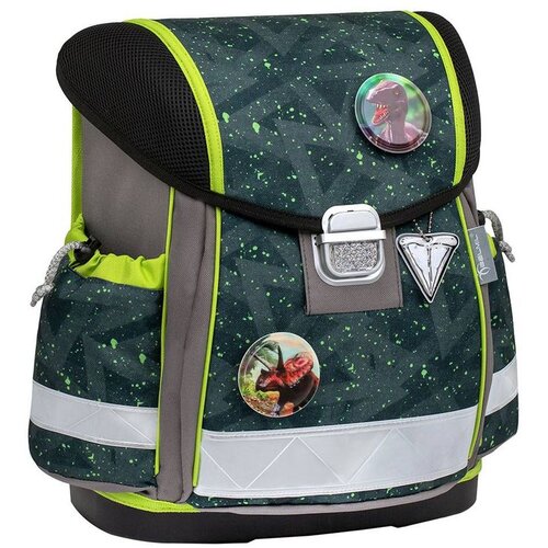 Belmil Torba školska classy with patches green Splash 403-13/AG/PC-4 Cene