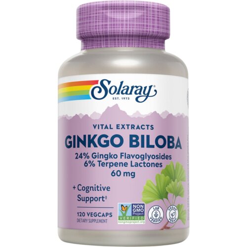 Solaray Izvleček ginka 60 mg - 120 kaps. Cene