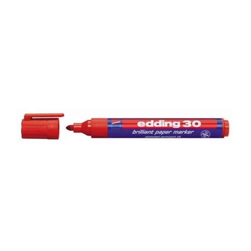  Pigmentni marker E-30 1,5-3mm Edding crvena 08M30D Cene