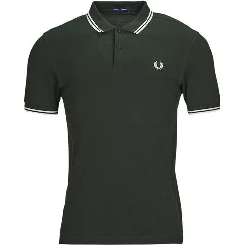 Fred Perry TWIN TIPPED SHIRT Zelena