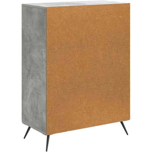  Kreveta Betonska siva 66 x 34,5 x 90 cm Konstruirano drvo Slike