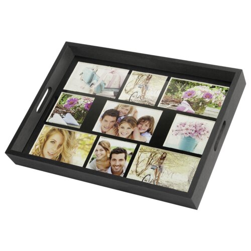 Zep photo tray black 43x35 wood photo tray 9 photos W002 Cijene