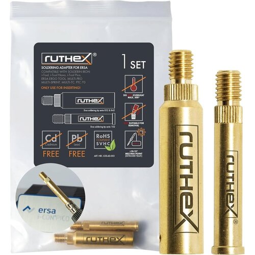 Ruthex 2x adapter za vrh lemilice za seriju ERSA 832, 842 i 102 - 1 kom Slike