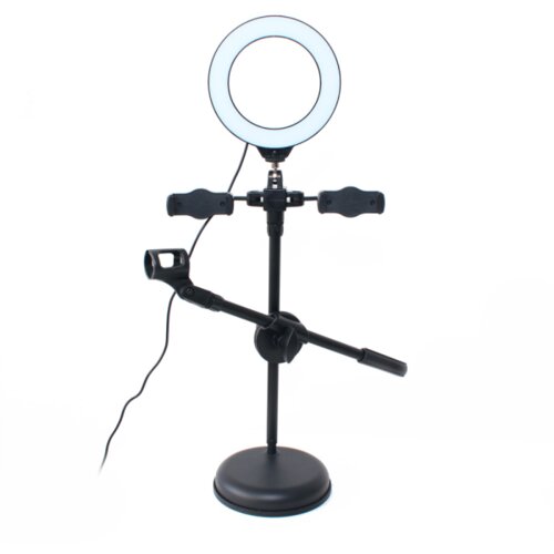 LED lampa 2x holder za mobilni +drzac za mikrofon Slike