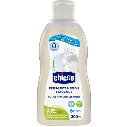 Chicco Sensitive Bottle and Dish Cleanser sredstvo za čišćenje dječjih dodataka 300 ml Cijene