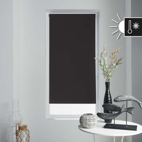 Douceur d int&amp;eacute;rieur črn tekstilni rolo 90x180 cm occult Slike