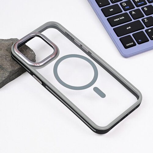  torbica magsafe trendy za iphone 15 pro max 6.7 siva Cene