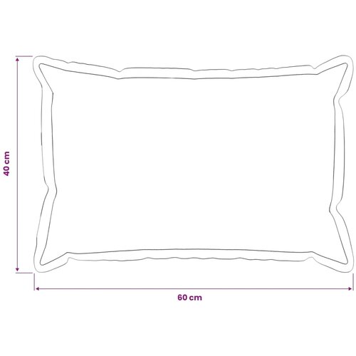  Jastuk s jastukom HOUTEN 6 kom. Morska plava Mikrofibra Flis - Morsko plava 40 x 60 cm 6 Slike