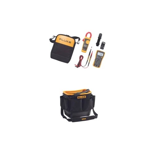 FLUKE 117/323/TB25 ručni multimetar, strujne stezaljke digitalni uklj. testni kabel, uklj. torbica cat iii 600 v Cijene