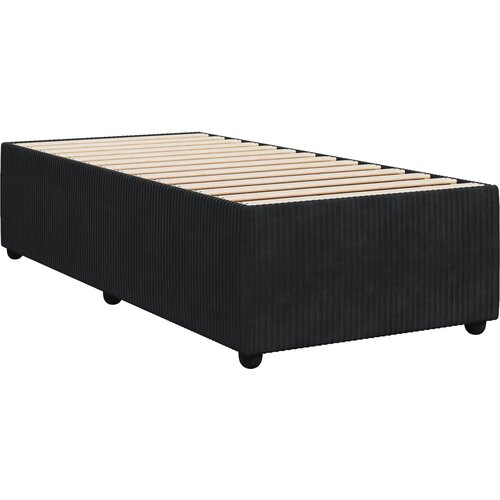  LED okvir za krevet s madracem Crna 90 x 200 cm Bar&amp;scaron;un Slike