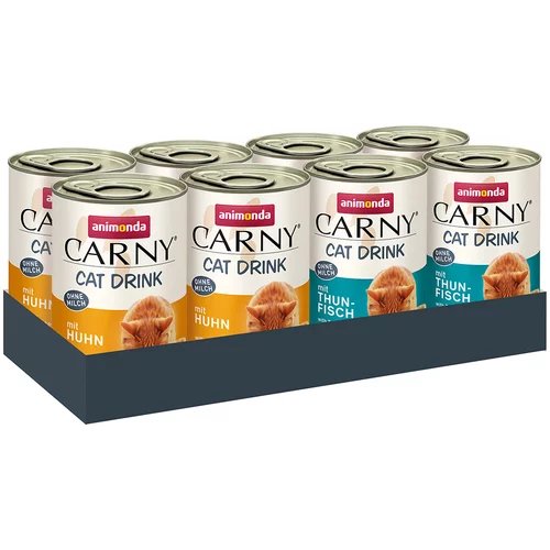 Animonda Carny Cat Drink 8 x 140 ml - Miješano pakiranje (piletina i tuna)