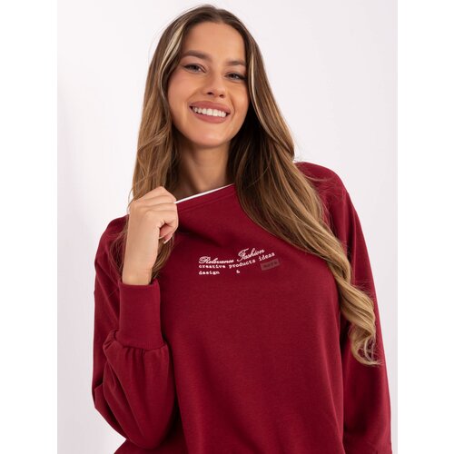 RELEVANCE Sweatshirt-RV-BL-A870.45-burgundy Slike