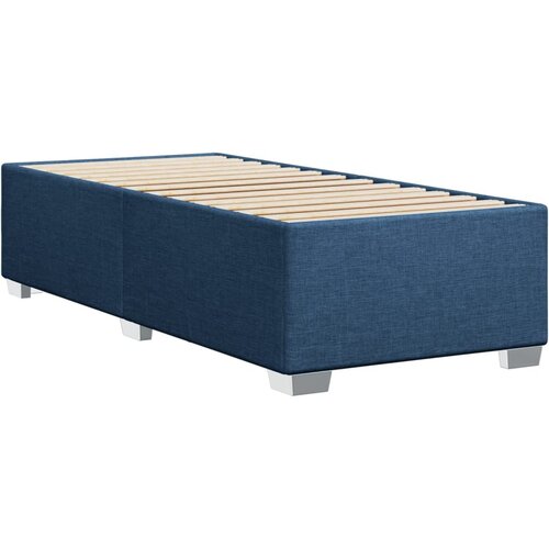  Okvir za krevet bez madraca plava 90x190cm od tkanine Slike