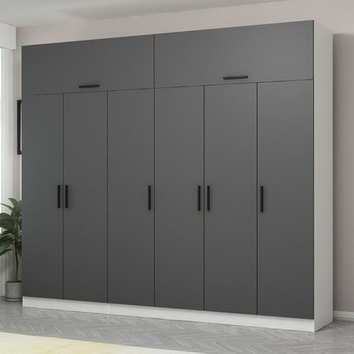 Hanah home Ormar Kale-5239, 270x255x52 cm, Antracit Cene