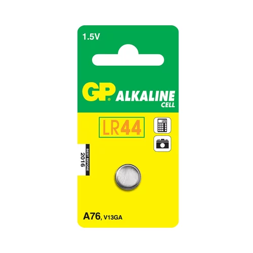 Gp Battery Alkaline Button LR44 1.5V 1 pc