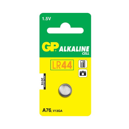 Gp Battery Alkaline Button LR44 1.5V 1 pc Slike