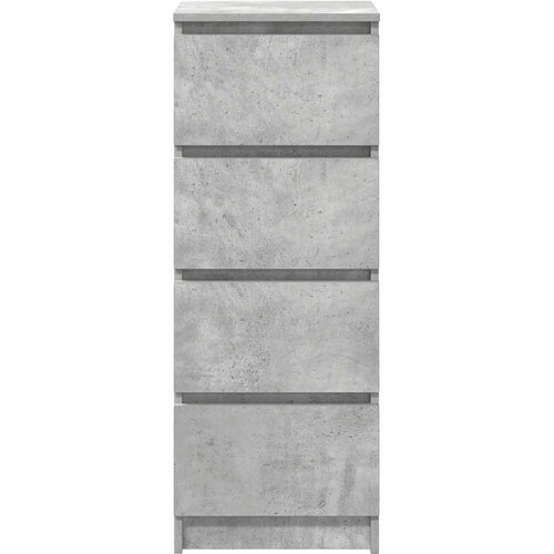  Komoda beton siva 37,5x35x99 cm konstruirano drvo Slike