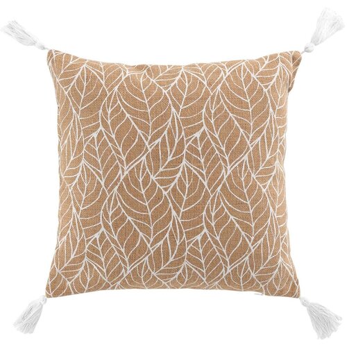 Douceur d intérieur Blazine COUSSIN DEHOUS. COMPR. POMPONS 40x40 CM JUTE IMPRIME/POLYCOTON U Bež Cene