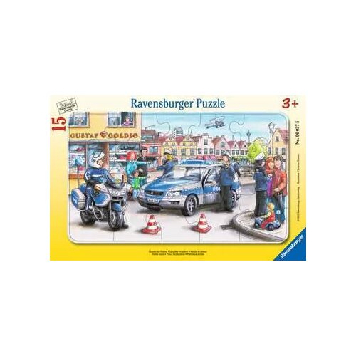 Ravensburger Puzzle - Sestavljanka z okvirjem - Policijska misija, 15 delov Cene