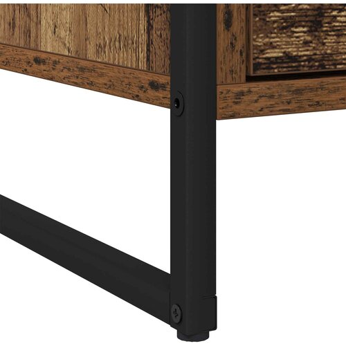  Noćni ormarić s ladicama 2 pcs Staro drvo 50 x 39.5 x 50 cm Slike