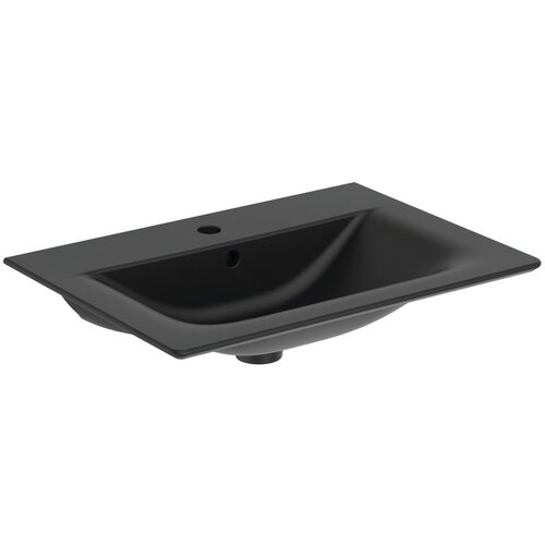 Ideal Standard Mat crni keramički umivaonik 64x46 cm Silk Black – Cijene