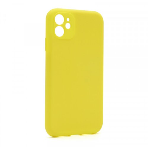 Maska Soft Silicone za iPhone 11 (6.1) zuta Slike