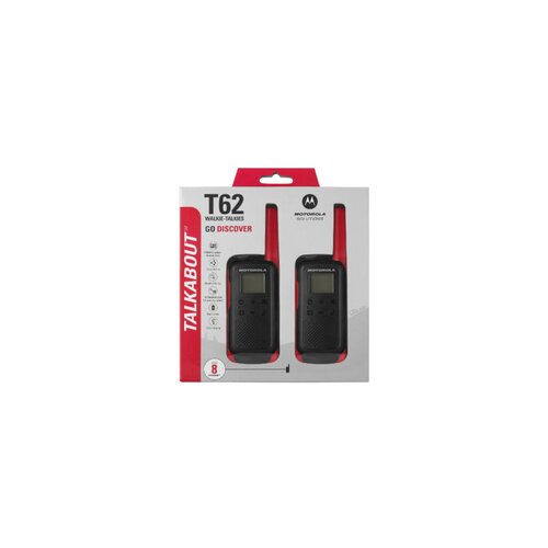 Motorola Walkie Talkie, domet 8 km, 16 kanala, crvena - TLKR T62 RD Cijene