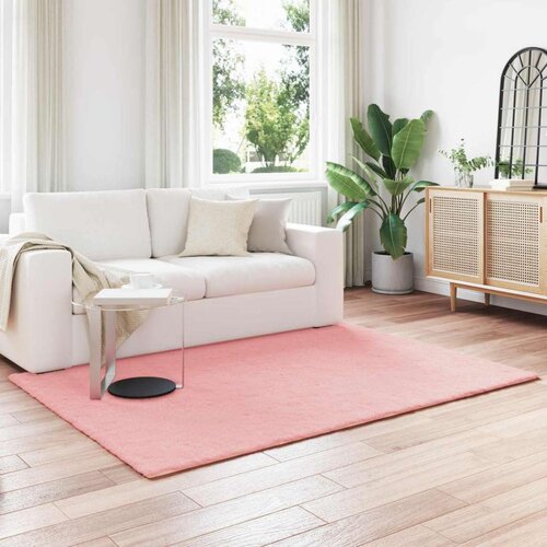  Faux Rabbit Fur Rug Olite Ružičasta 160 x 230 cm Poliester Cijene