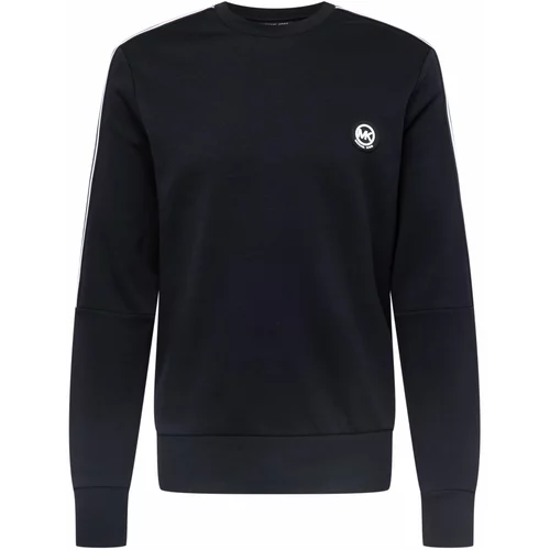 Michael Kors Sweater majica crna / bijela