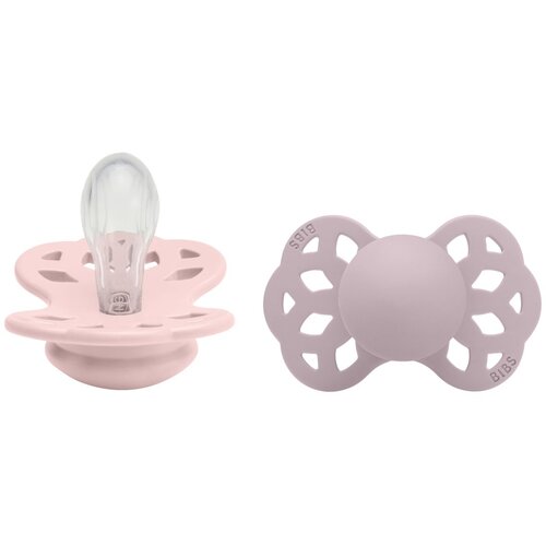 Bibs tolažilna duda - lateks Infinity 0-6 m 2/1 Blossom/Dusky Lilac Cene