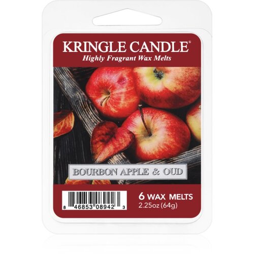 Kringle Candle Bourbon Apple &amp;amp; Oud vosak za aroma lampu 64 g Slike