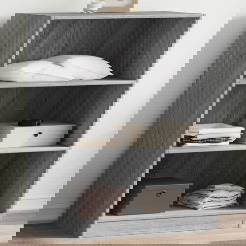 Furnova Garderobna omara siva sonoma 77x48x102 cm inženirski les, (21930132) Cene