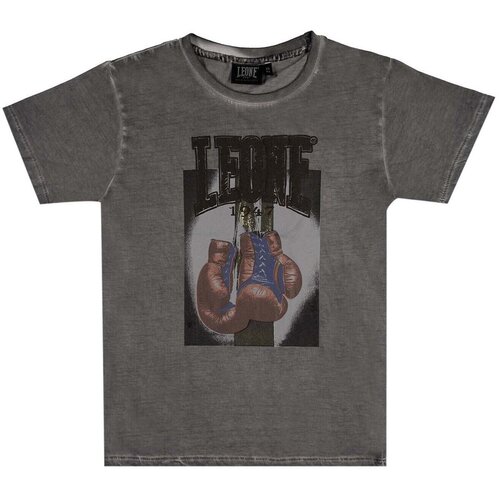 Leone 1947 Majice s kratkimi rokavi Boy T-Shirt Short Sleeves Washed Siva Cene