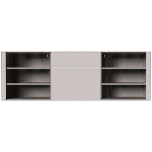 Hammel Furniture Svijetlo siva viseća vitrina 180x79 cm Edge by Hammel &amp;ndash; Slike