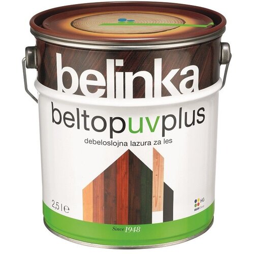 Belinka Debeloslojna lazura za les BELTOP UV PLUS (2,5 l, platinum siva, &amp;scaron;t.30) Slike