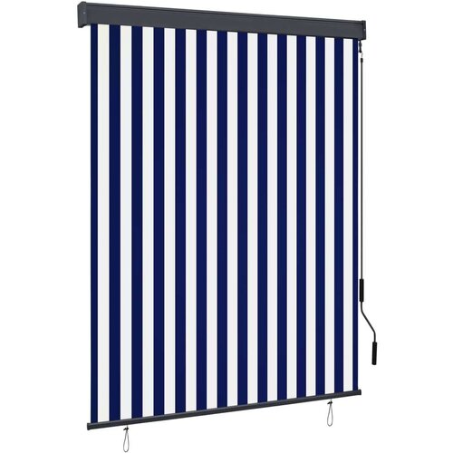  Vanjska roleta 140 x 250 cm plavo-bijela - Plava i bijela 140 x 250 cm Cijene