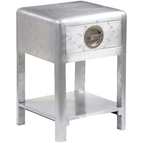  Kutni Stolić s 1 Ladicom Vintage Avijatičarski Stil Cijene