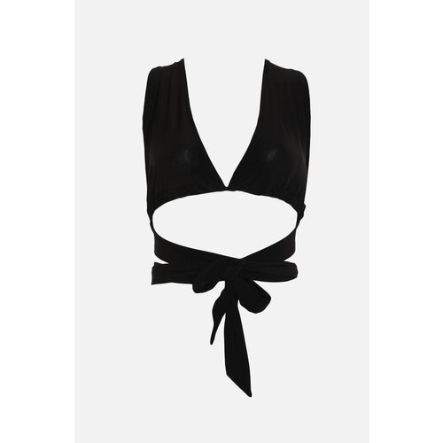 Trendyol Black Tie Detailed Blouse Slike