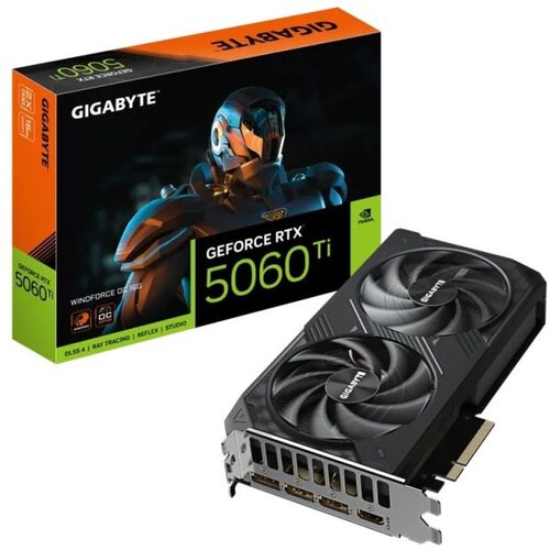 Gigabyte 5060 Ti Windforce OC16GB GDDR7, 128-bit,3x DP, 1x HDMI Slike