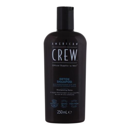 American Crew Detox 250 ml detoksificirajući &amp;scaron;ampon za mo&amp;scaron;ke Slike