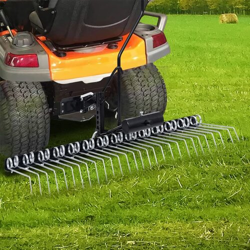 VidaXL Prozračivač za kosilicu za vožnju 109 cm Slike