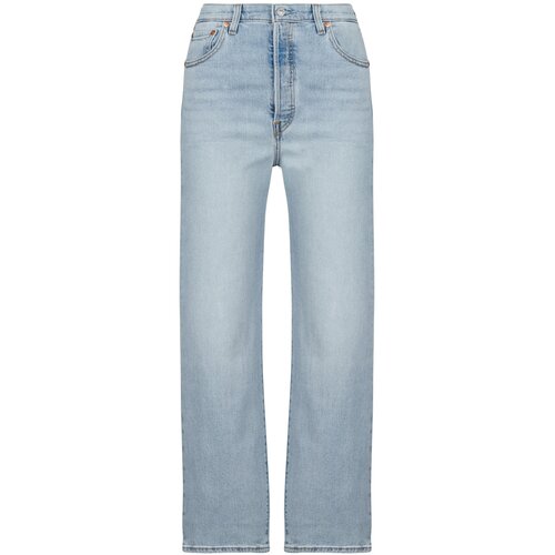 Levi&amp;#039;s RIBCAGE STRAIGHT ANKLE Plava Slike