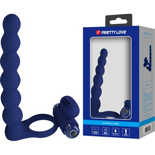 Pretty Love ljubičasti silikonski prsten za penis sa vibracijom &amp;mdash; 10 režima &amp;mdash; BI 210218 3 Slike