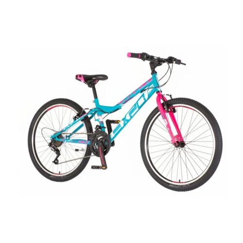 Explorer bicikl magnito 24&amp;quot; tirkiz roze Slike