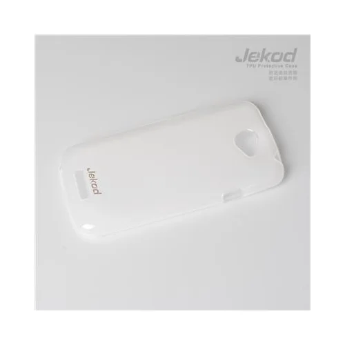 Jekod silikonski ovitek HTC ONE prozoren TPU/T + zaščitna folija