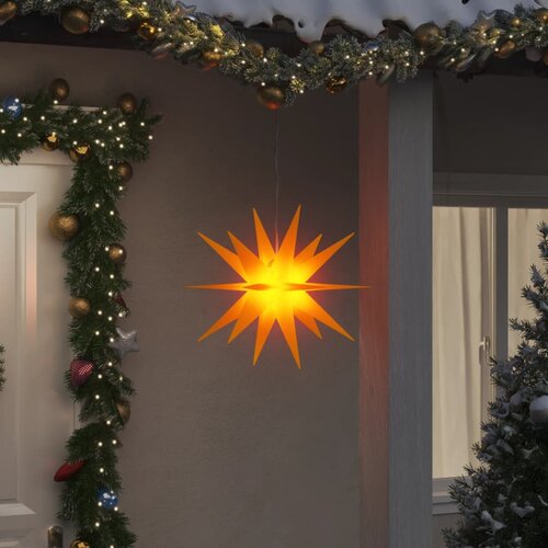  Božićno svjetlo s LED svjetlima sklopivo žuto 43 cm Slike