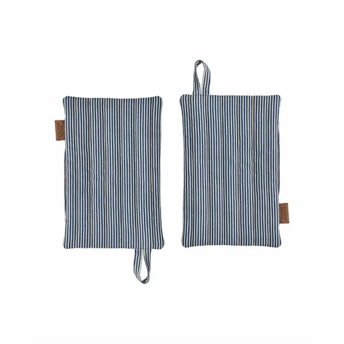 OYOY Kuhinjska rokavica Striped Denim 2-pack