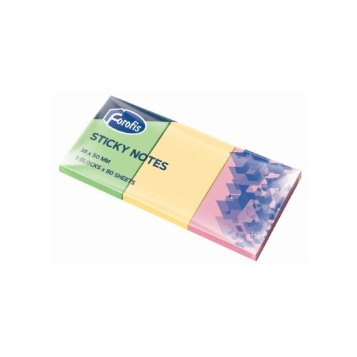  Samolepljivi stiker 3 boje neon 38x50mm ( 106/91023 ) Cene