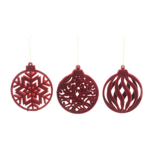 Viter novogodišnji ukras filigran zeleni/bordo h 12cm ( 74737_1 ) Cene